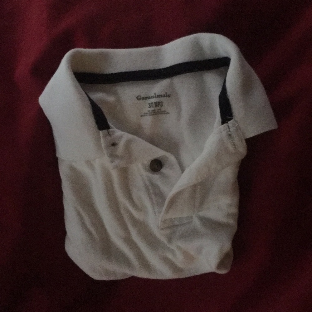White Polo Shirt for Toddlers
